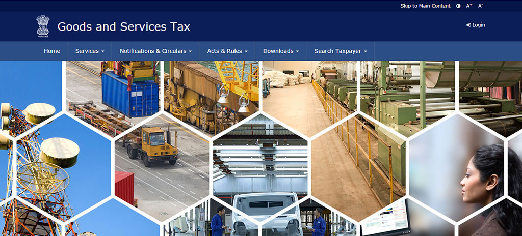 www.gst.gov.in
