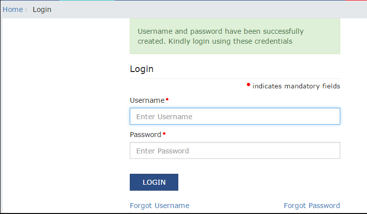 new user login